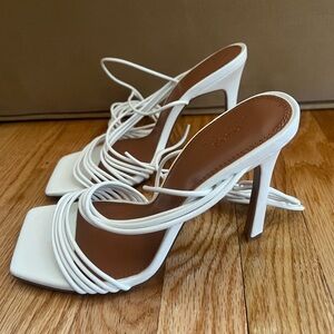 ASOS White Strappy Heels